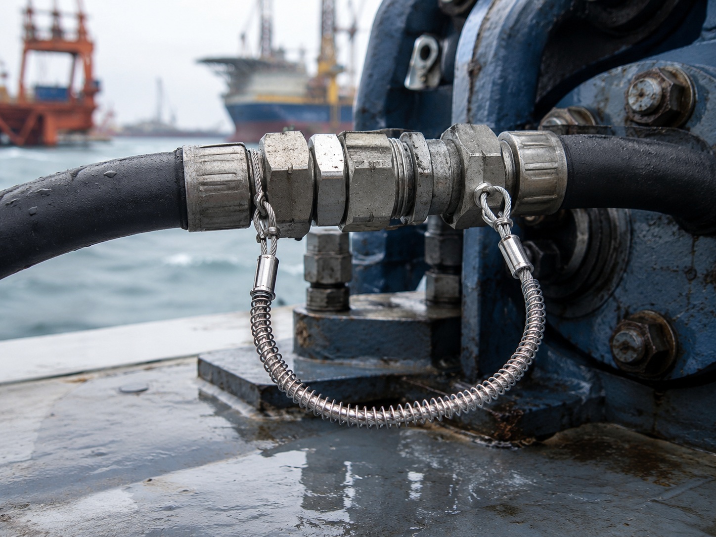 Marine υδραυλικό καλώδιο ασφαλείας σωλήνων for shipyard and offshore maintenance